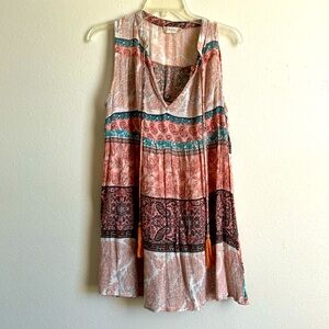 Altar’d State | Boho Paisley Shift Dress | small